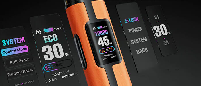 Ecran du Pod ELFX Pro